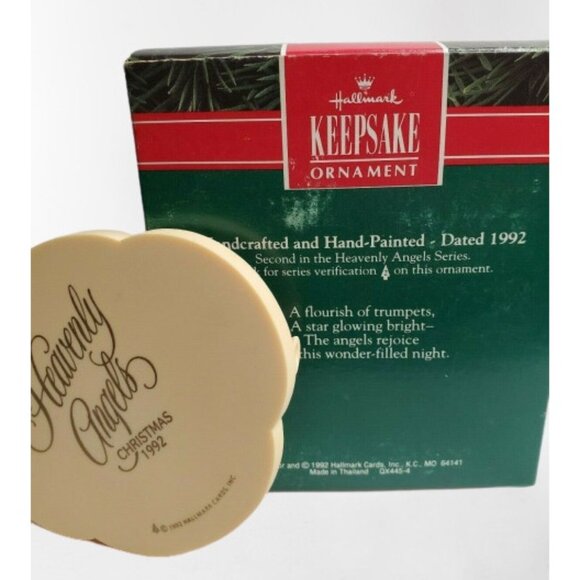 2 Vintage Hallmark Keepsake Ornaments  5th Christmas and Heavenly Angels - Picture 4 of 7